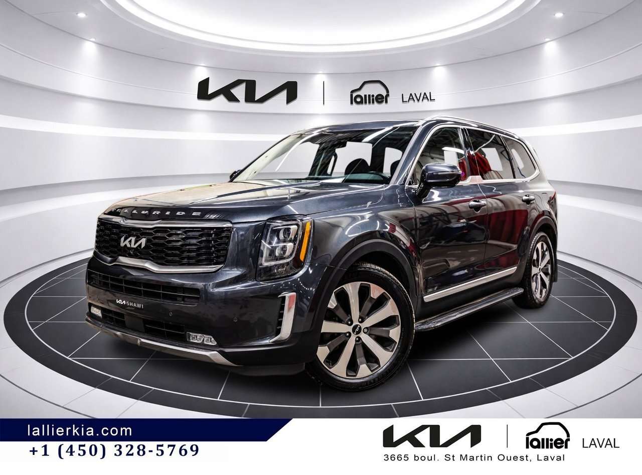 2022 Kia Telluride SX Limited | Caméra 360 | Jamais accidenté | Siège