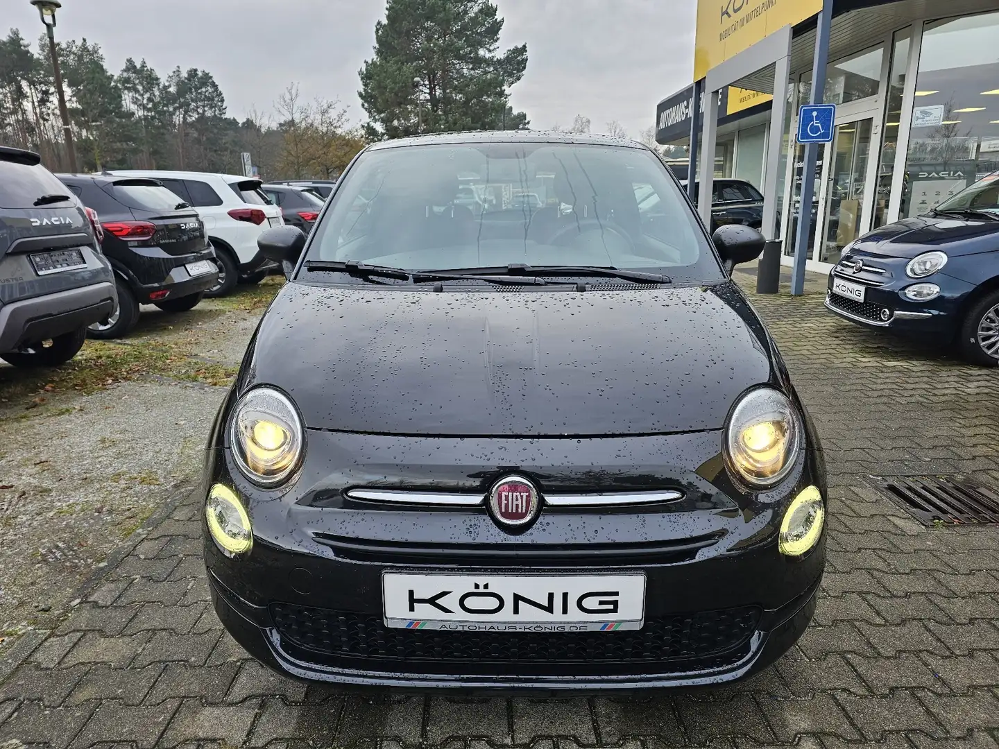 Fiat 500 MY23 1.0 Hybrid, Klima, Carplay Tempomat Schwarz - 2