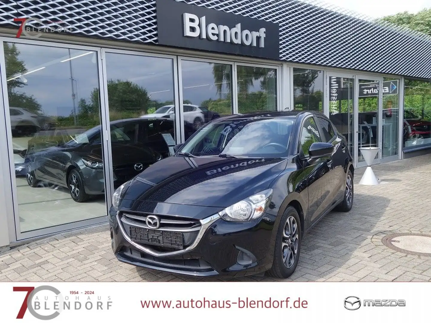 Mazda 2 Kizoku 90 Bluetooth|PDC|DAB Schwarz - 1