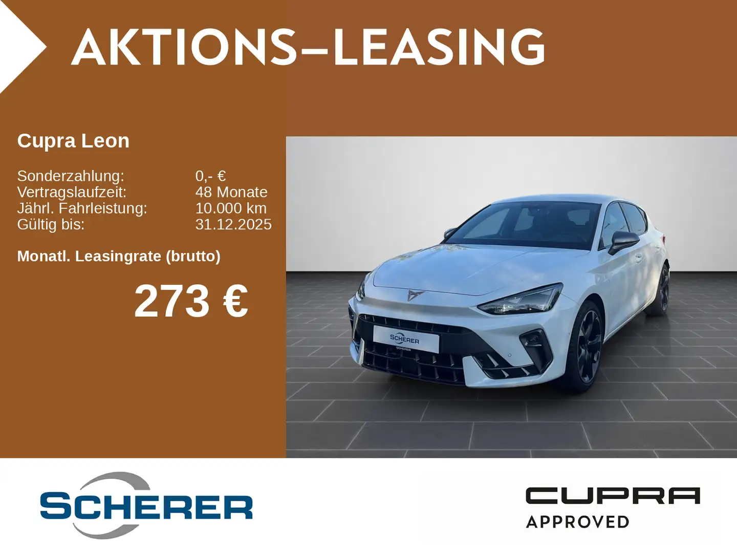 CUPRA Leon 1.5 eTSI DSG Navi, Travel Assist, Winter-Pa Weiß - 1