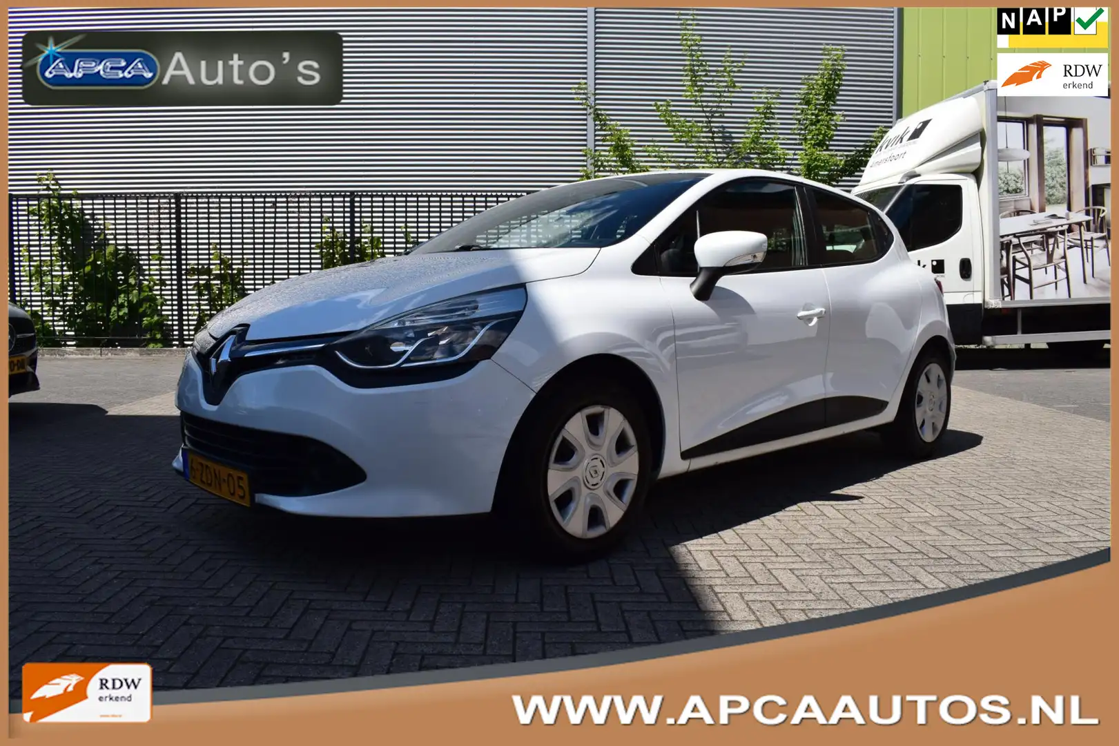 Renault Clio 0.9 TCe Expression NLauto 3 mnd GARANTIE 5 Deurs N Blanco - 1
