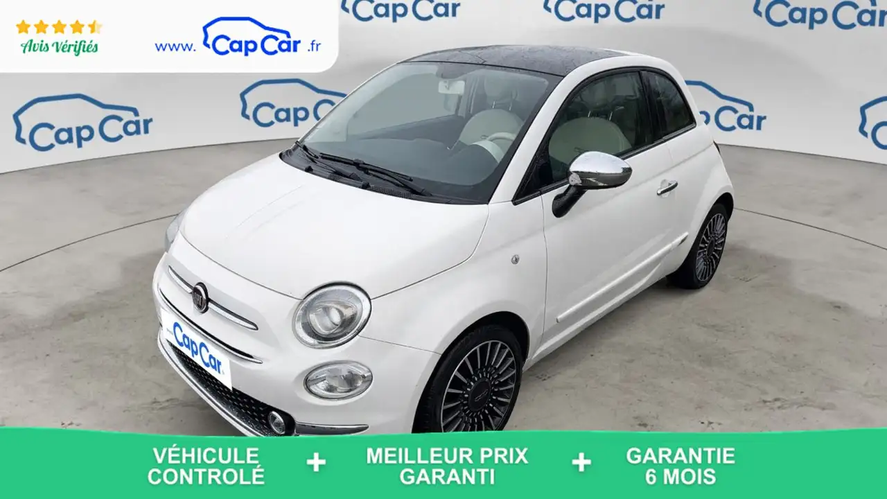Fiat 500 0.9 TwinAir 85 Lounge - Toit ouvrant