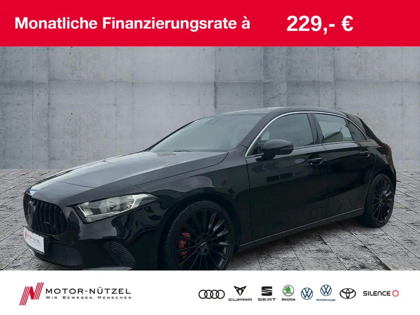 Mercedes-Benz A 180 PROGRESSIVE NAVI+GRA+PDC+SHZ+PLA+MFL+MFA Zwart - 1