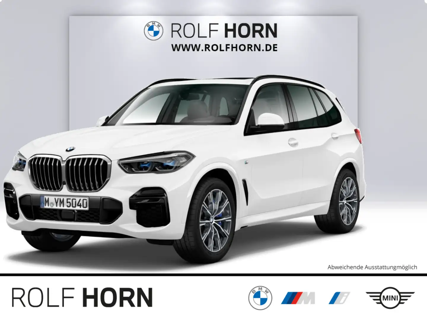 BMW X5 xDrive30d M Sport HUD AHK Pano Laser Soft 20" Weiß - 1