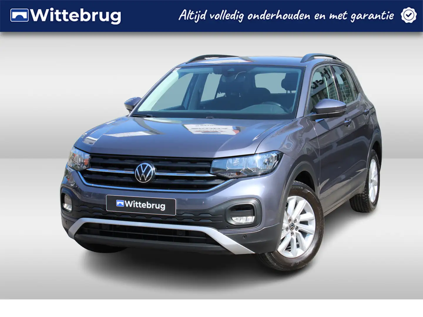 Volkswagen T-Cross 1.0 TSI 95pk Life / Navigatie by APP / Camera / Pa Grijs - 1