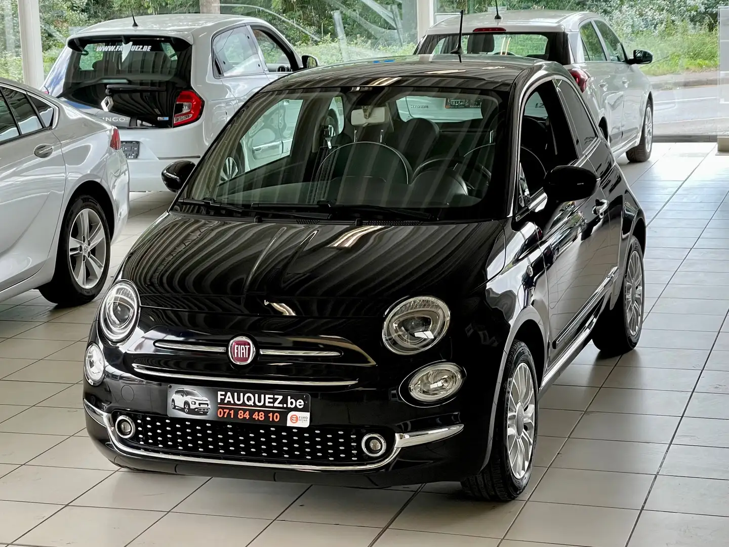 Fiat 500 500 1.2i • Lounge • Garantie 12 mois ✅ Noir - 2