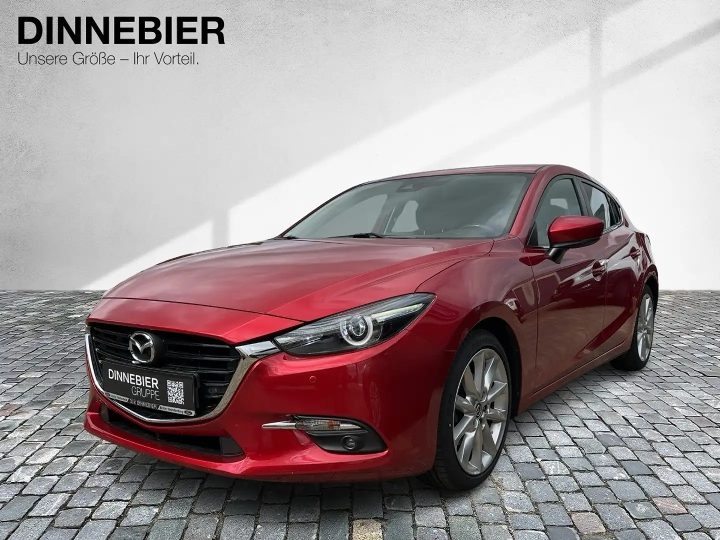 Mazda 3 2.0 SKYACTIVE Sports-Line Autom. **LED/NAVI** Rot - 2
