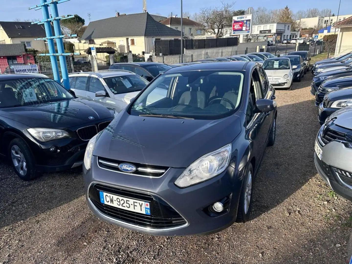 Ford Grand C-Max 1.0 125 EcoBoost SS Trend Gris - 2