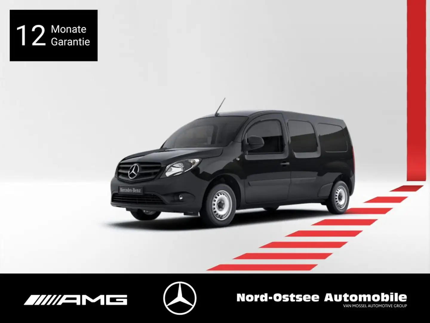 Mercedes-Benz Citan 109 EXTRALANG AHK NAVI KLIMA Noir - 1