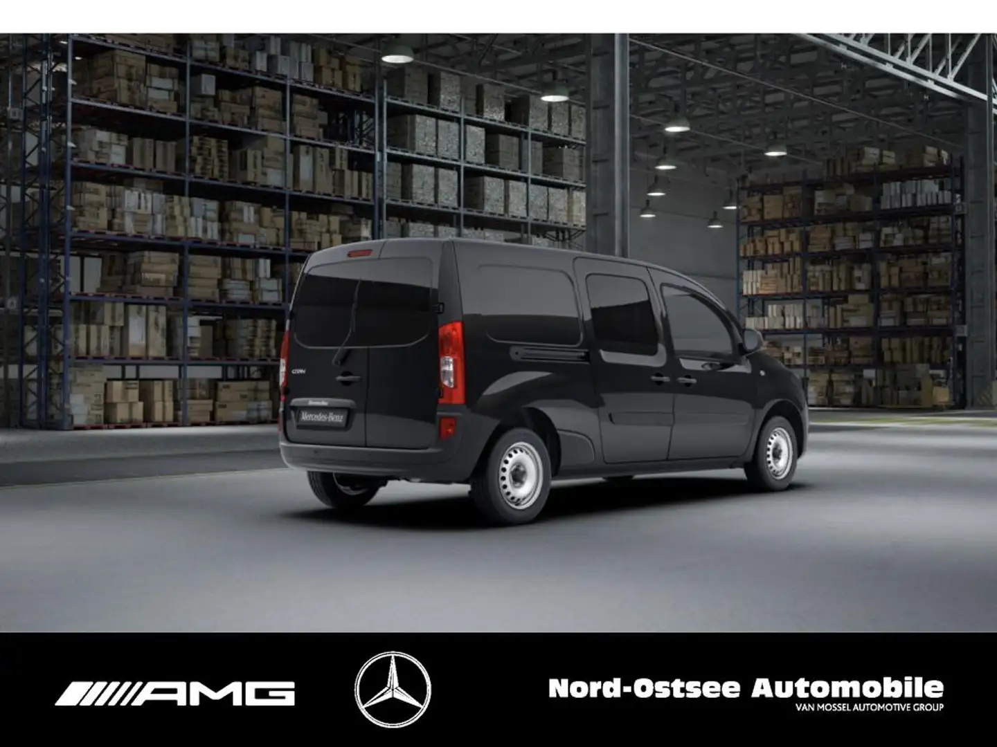 Mercedes-Benz Citan 109 EXTRALANG AHK NAVI KLIMA Noir - 2