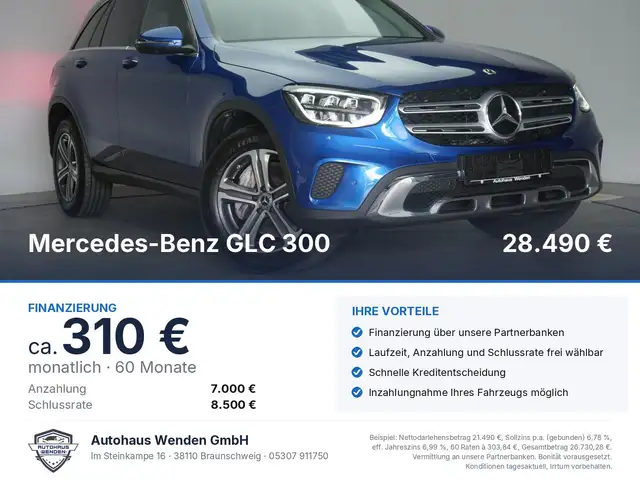 2022 Mercedes-Benz GLC in Blue for sale