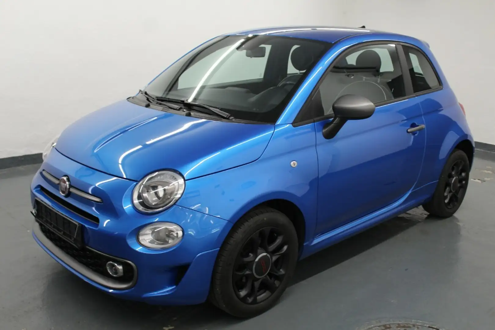 Fiat 500 1.2 Sport DUALOGIC+Apple+PDC! Bleu - 1