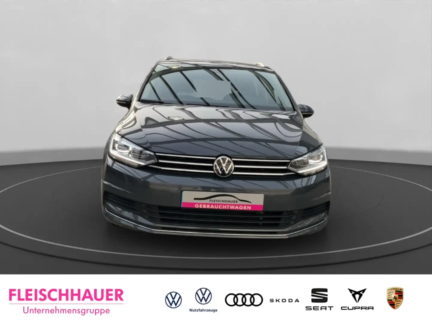 Volkswagen Touran 1.5 TSI DSG 7-Sitze AHK-klappbar Navi Digitales Co Grau - 2