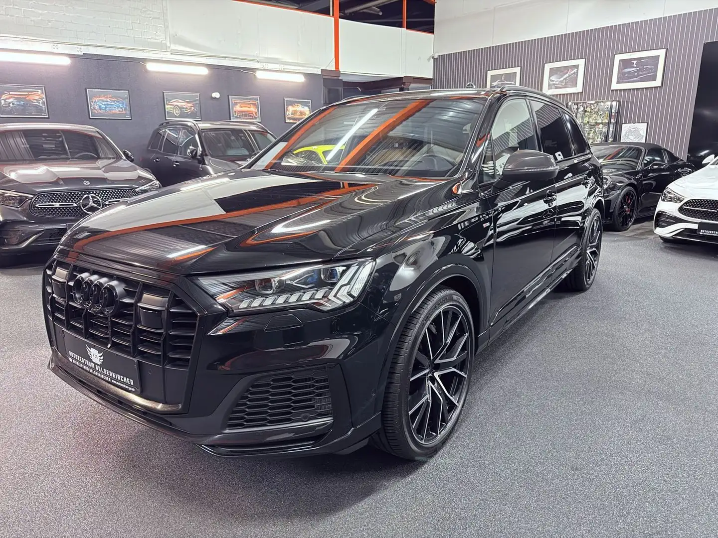 Audi Q7 55 TFSI e quattro S line B&O/PANO/LASER/LUFTF Noir - 1