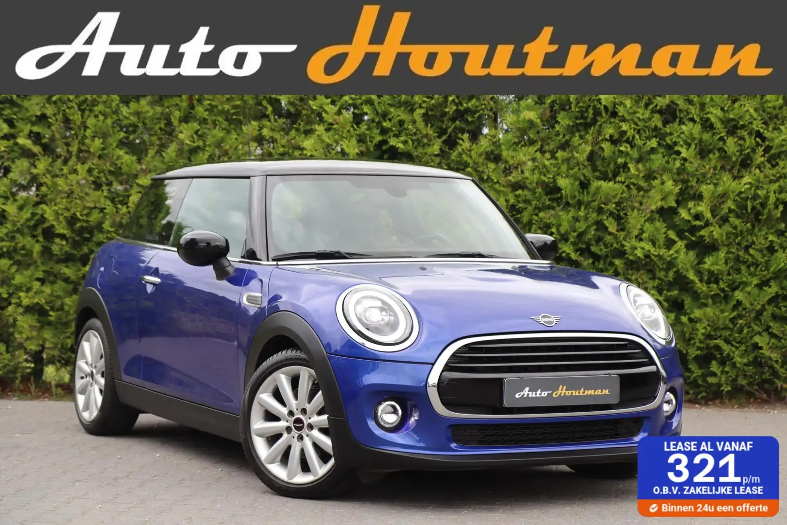 MINI Cooper 1.5 Automaat Chili|Xenon|Led|Ecc|Carplay|Navi|Pdc| Bleu - 1