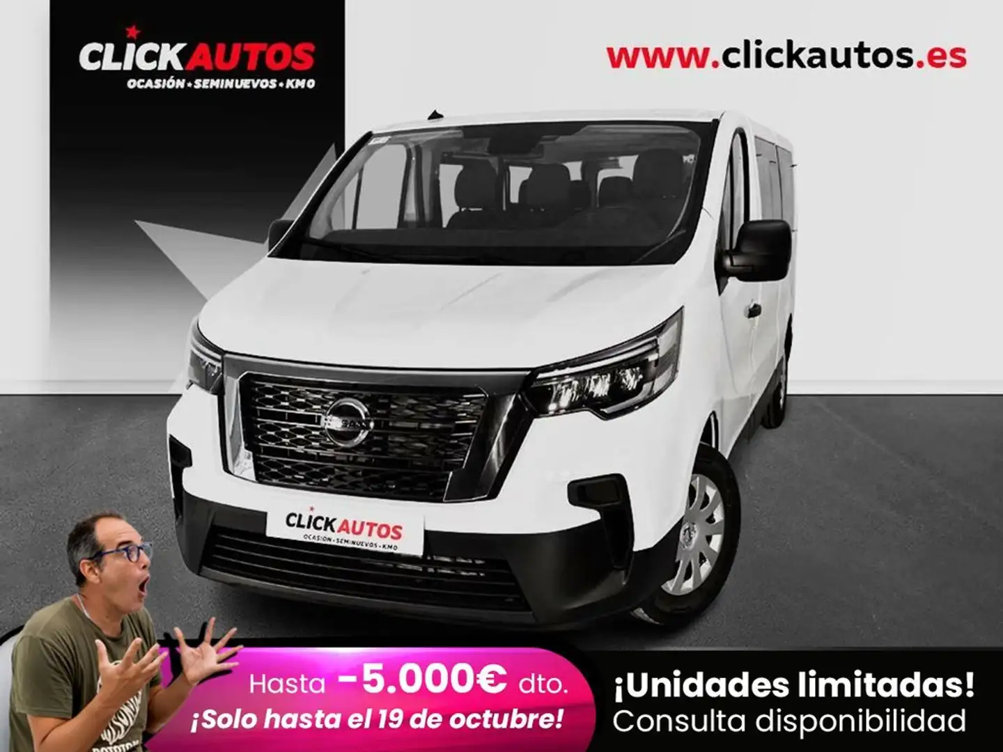 Nissan Primastar 2.0 DCI 150CV Go L2H1 9Plazas Blanc - 1