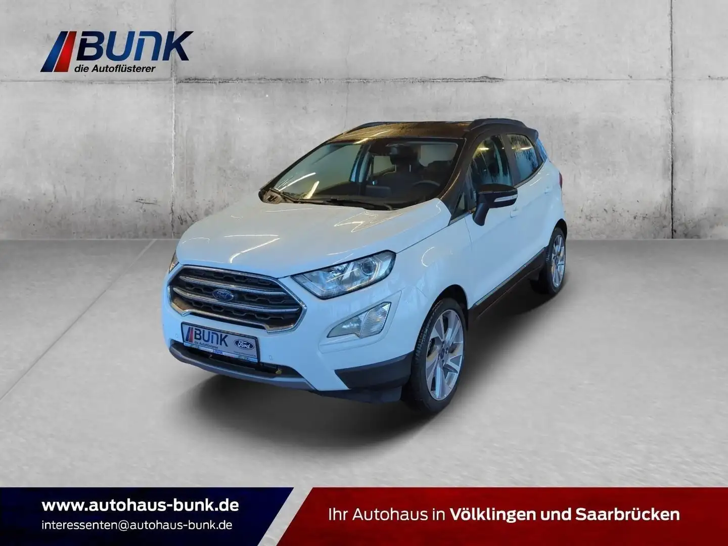 Ford EcoSport Titanium 1.0l EcoBoost /Navi /Kamera Bianco - 1