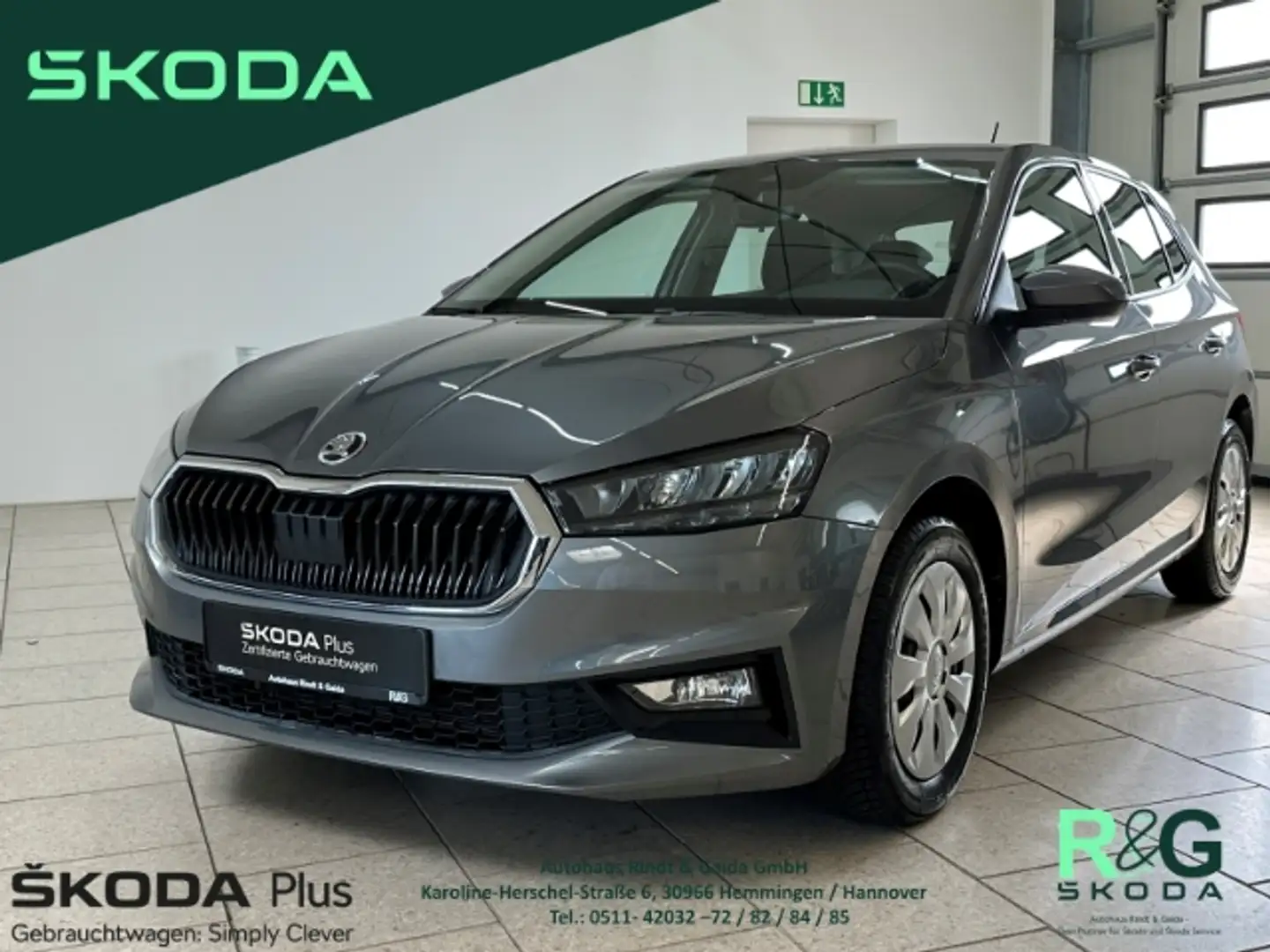 Skoda Fabia Selection 1.0 TSI DSG SHZ Freisprech PDC Grau - 1