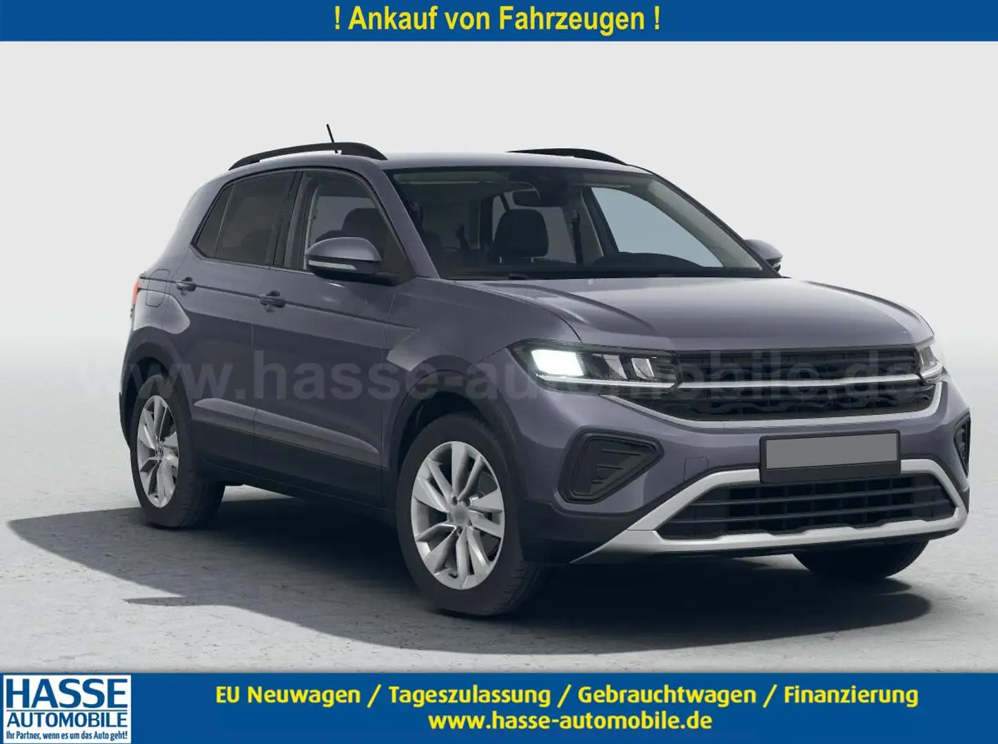 Volkswagen T-Cross LIFE 1.0 TSI DSG AHK*Android Auto*SHZ*Matrix-LE... Gris - 1