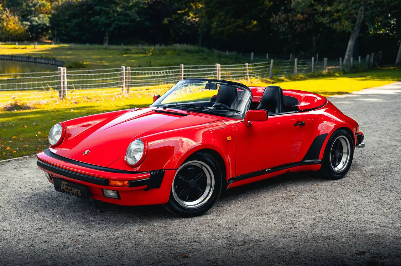 Porsche 911 G MODEL SPEEDSTER / WTL 3.2 / SERVICE BOOK / MATCHING NUMBERS / INDIAN RED / ORIGINAL KMS, foto 3