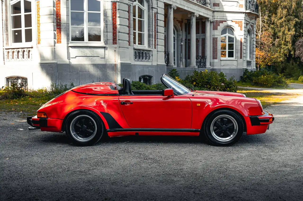 Porsche 911 G MODEL SPEEDSTER / WTL 3.2 / SERVICE BOOK / MATCHING NUMBERS / INDIAN RED / ORIGINAL KMS, foto 7