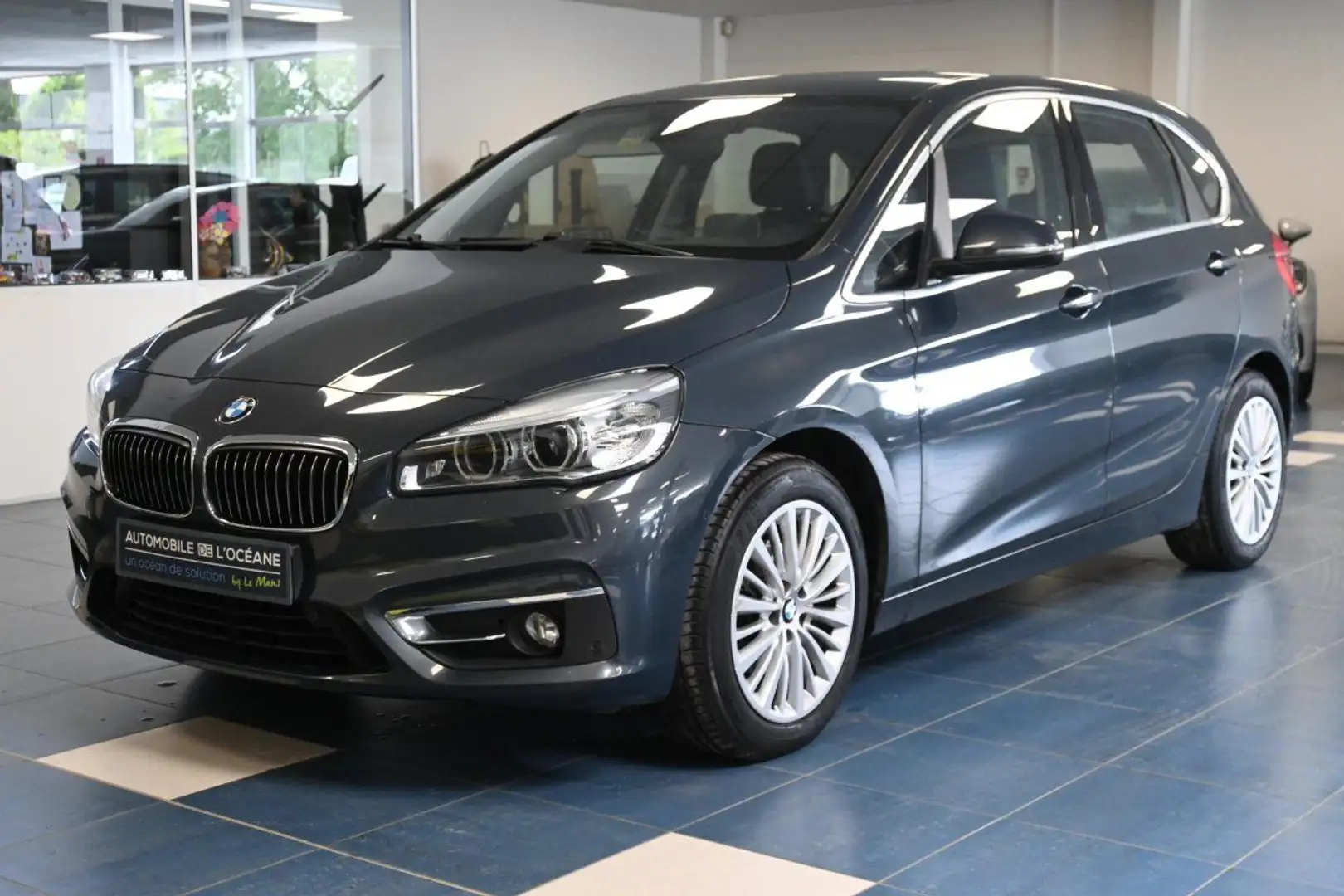 BMW 218 SERIE F45 218d 150 ch Luxury A Gris - 1