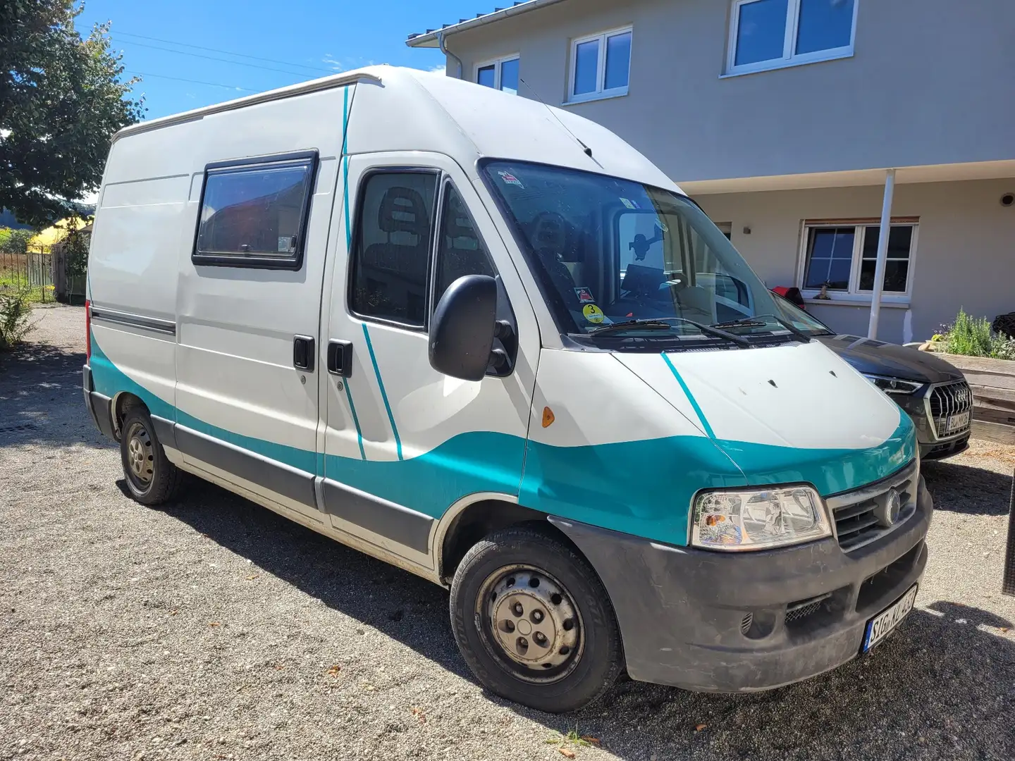 Fiat Ducato 2.3 JTD Radstand 3200 als Camper umgebaut Weiß - 1