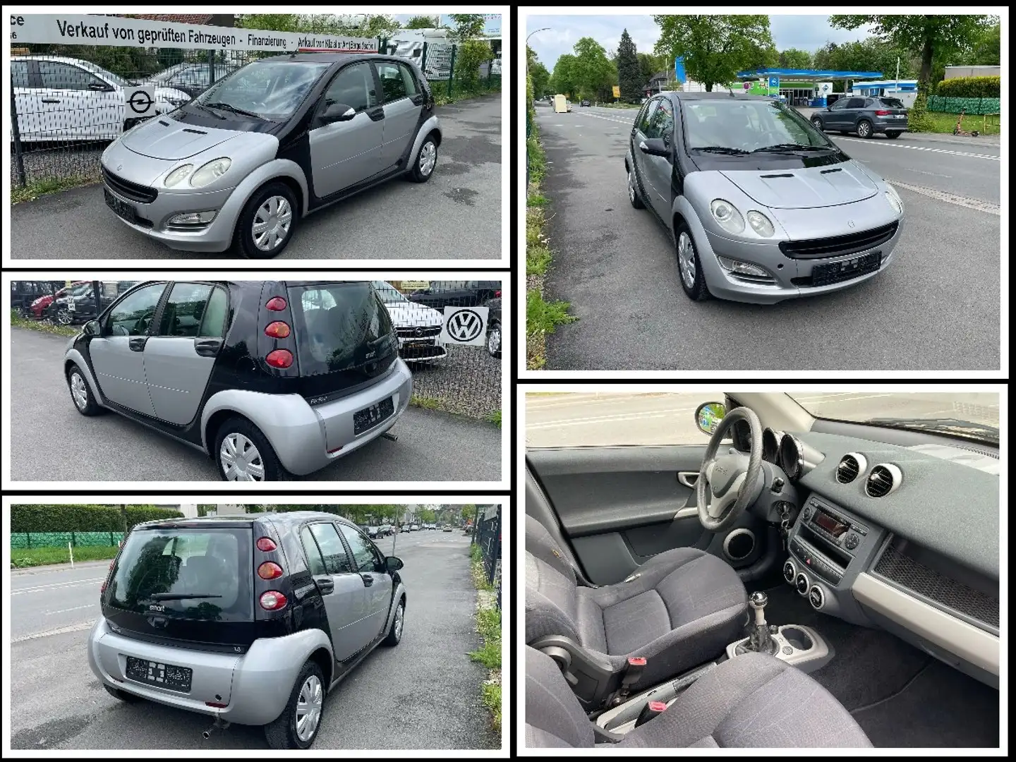 smart forFour Basis 95 PS, 5-Sitzer, KLIMA...TÜV NEU! Noir - 1