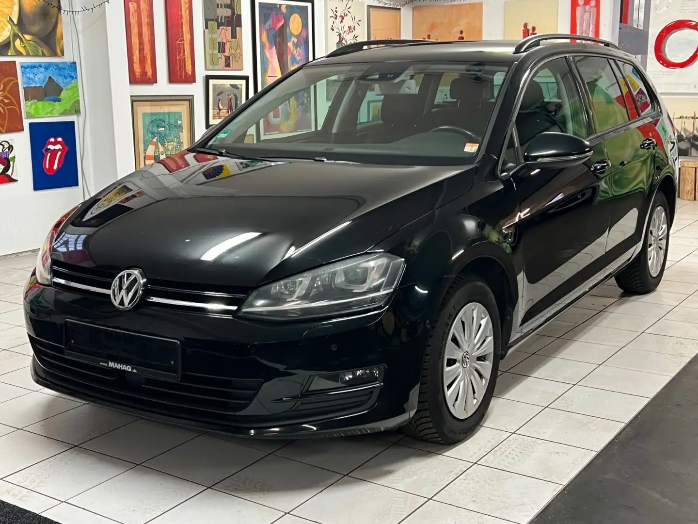 Volkswagen Golf VII Variant Comfortline BMT 1 Hand AHK Xeno Schwarz - 1