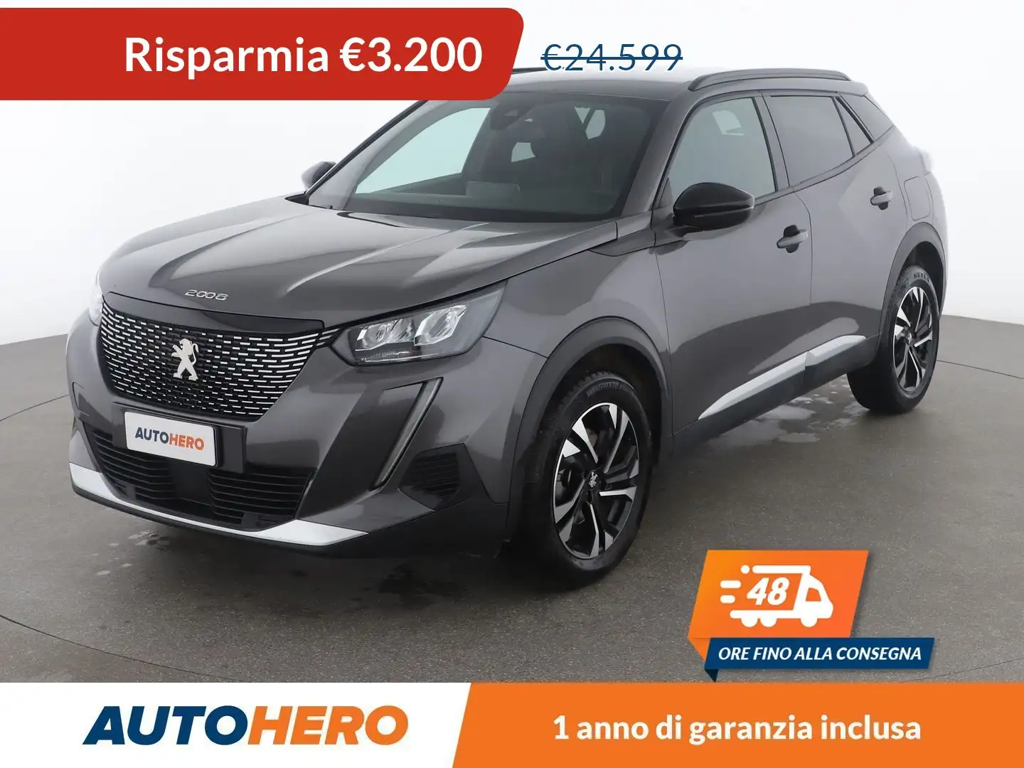 Peugeot 2008 1.5 Blue-HDi Allure Grigio - 1