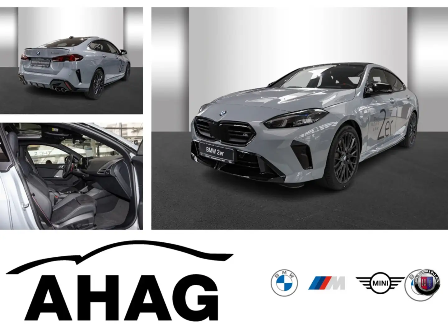 BMW 235 M235i xDrive Gran Coupe Steptronic Navi DSG Tempom Grau - 1
