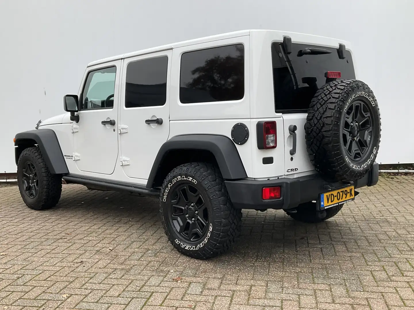 Jeep Wrangler 2.8 CRD Sport Grijs-Kenteken Leer Navi Stoelverw. Wit - 2