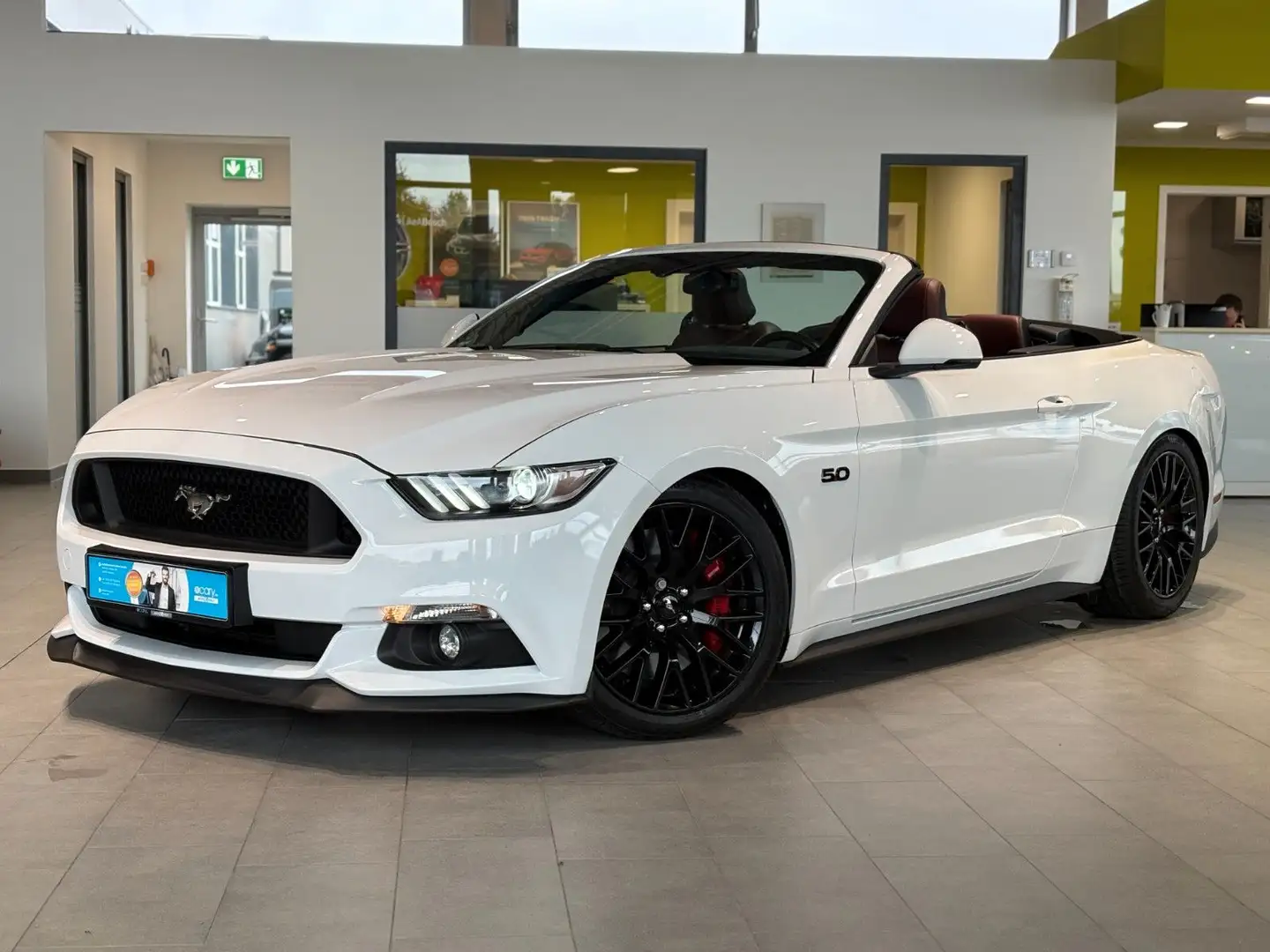 Ford Mustang GT Convertible*RFK*Xenon*SBL* Blanc - 1