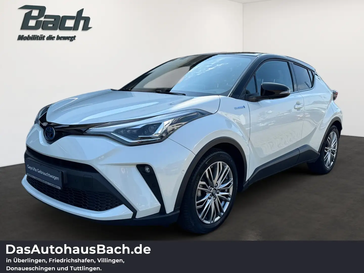 Toyota C-HR 2.0 Hybrid Lounge LEDER NAVI PARKASSISTEN Blanc - 1