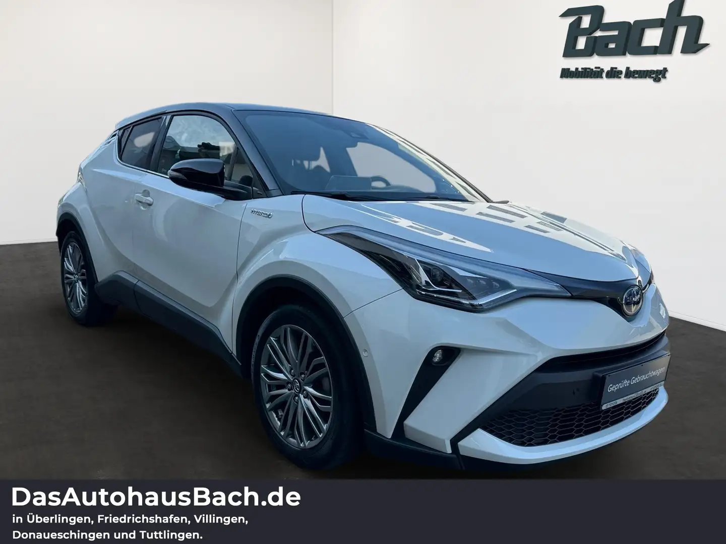 Toyota C-HR 2.0 Hybrid Lounge LEDER NAVI PARKASSISTEN Blanc - 2