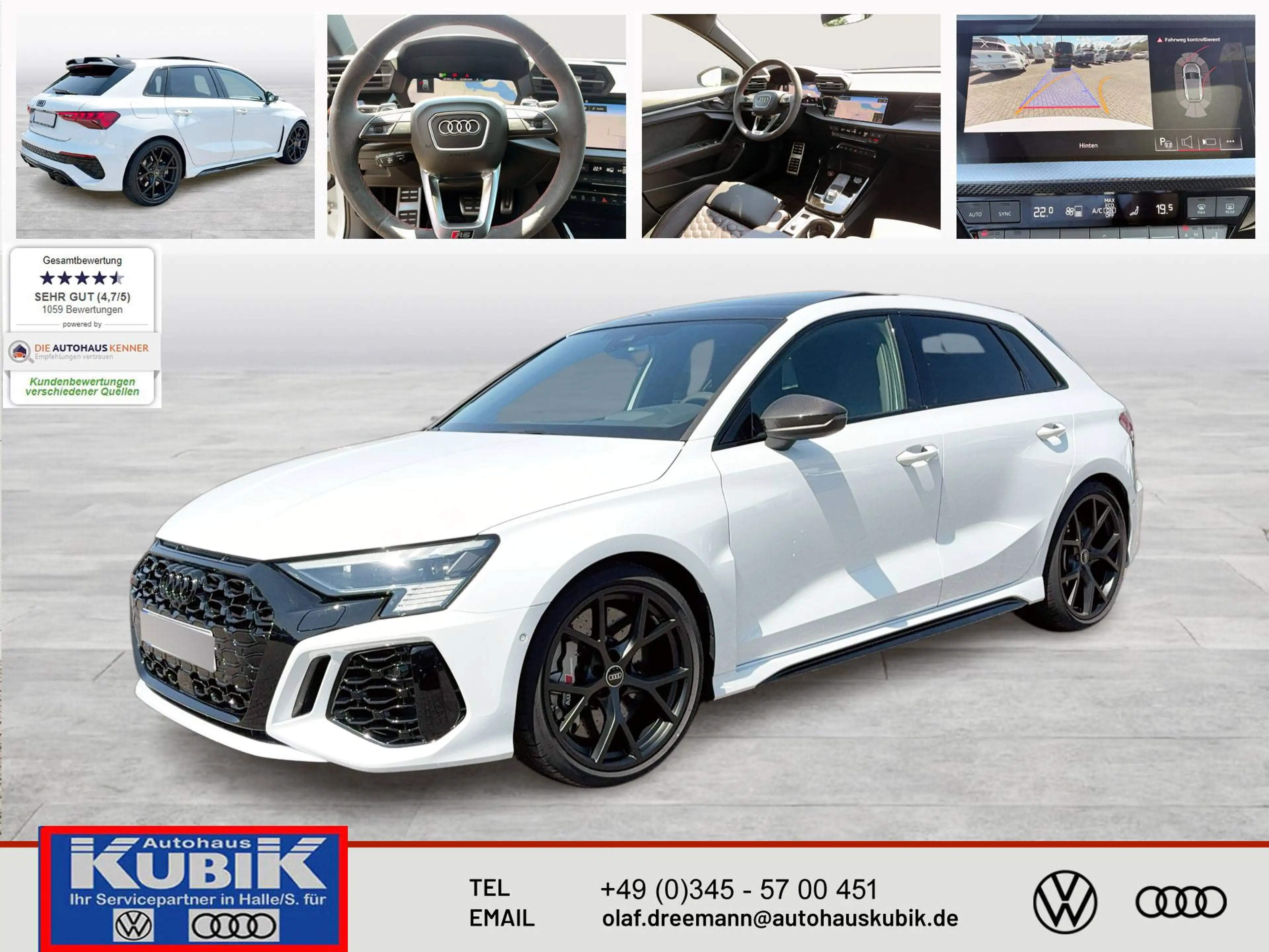 Audi RS3 Sportback 2,5 TFSI quattro S tronic+Dynamik Plus+Sportabgasanlage+Keramikbremse+