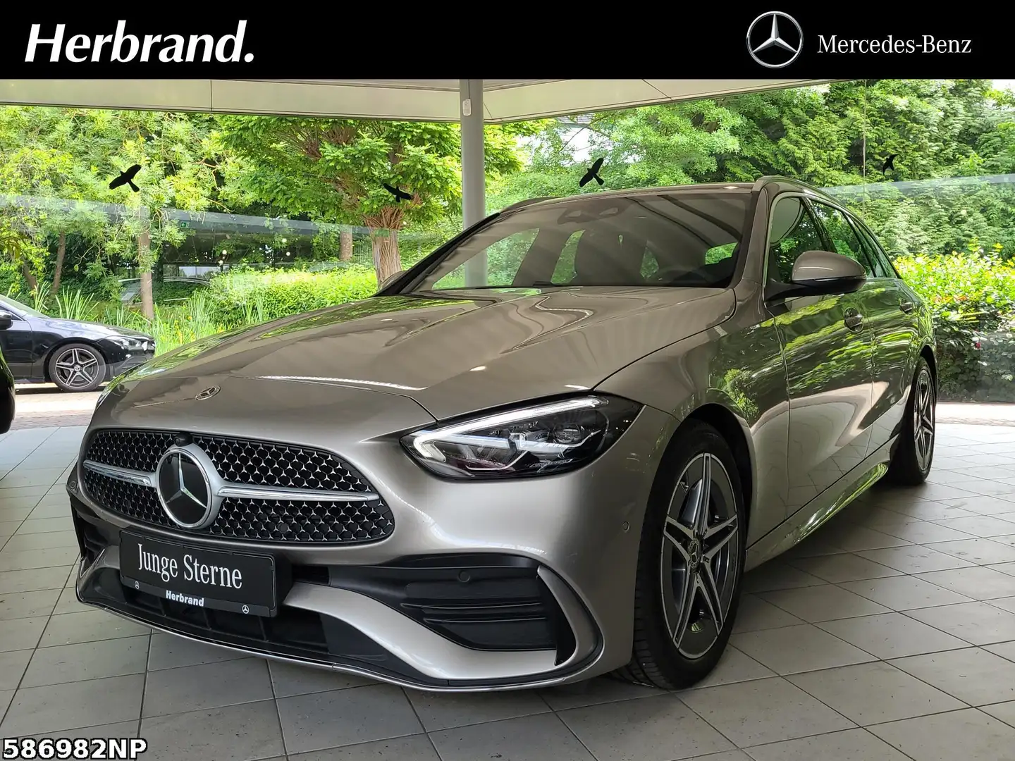 Mercedes-Benz C 220 d T AMG AHK DISTRONIC KAMERA LED EASYPACK Plateado - 1