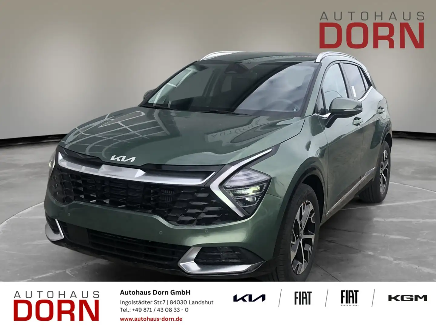 Kia Sportage Spirit 1.6T HEV AWD DriveWise-Park-Plus Grün - 1