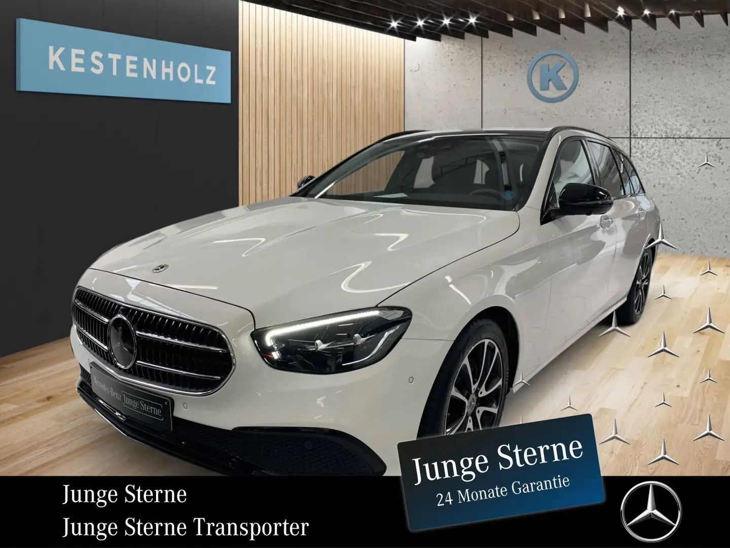 Mercedes-Benz E 220 E 220 d T *AVANTGARDE*NIGHT*360°*PANO*SHZ*MBUX* Blanco - 1