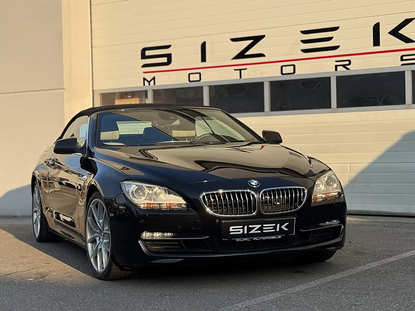 BMW 640 i Cabrio Österreich-Paket Aut. Schwarz - 2