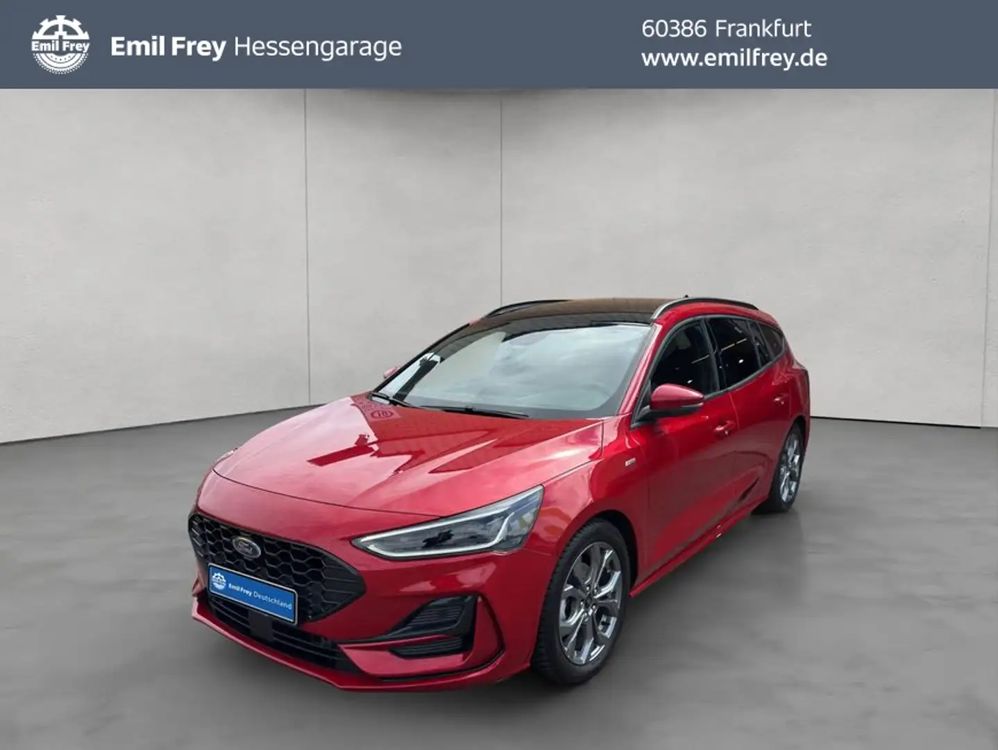 Ford Focus Turnier 1.0 EcoBoost Hybrid Aut. ST-LINE Rot - 1