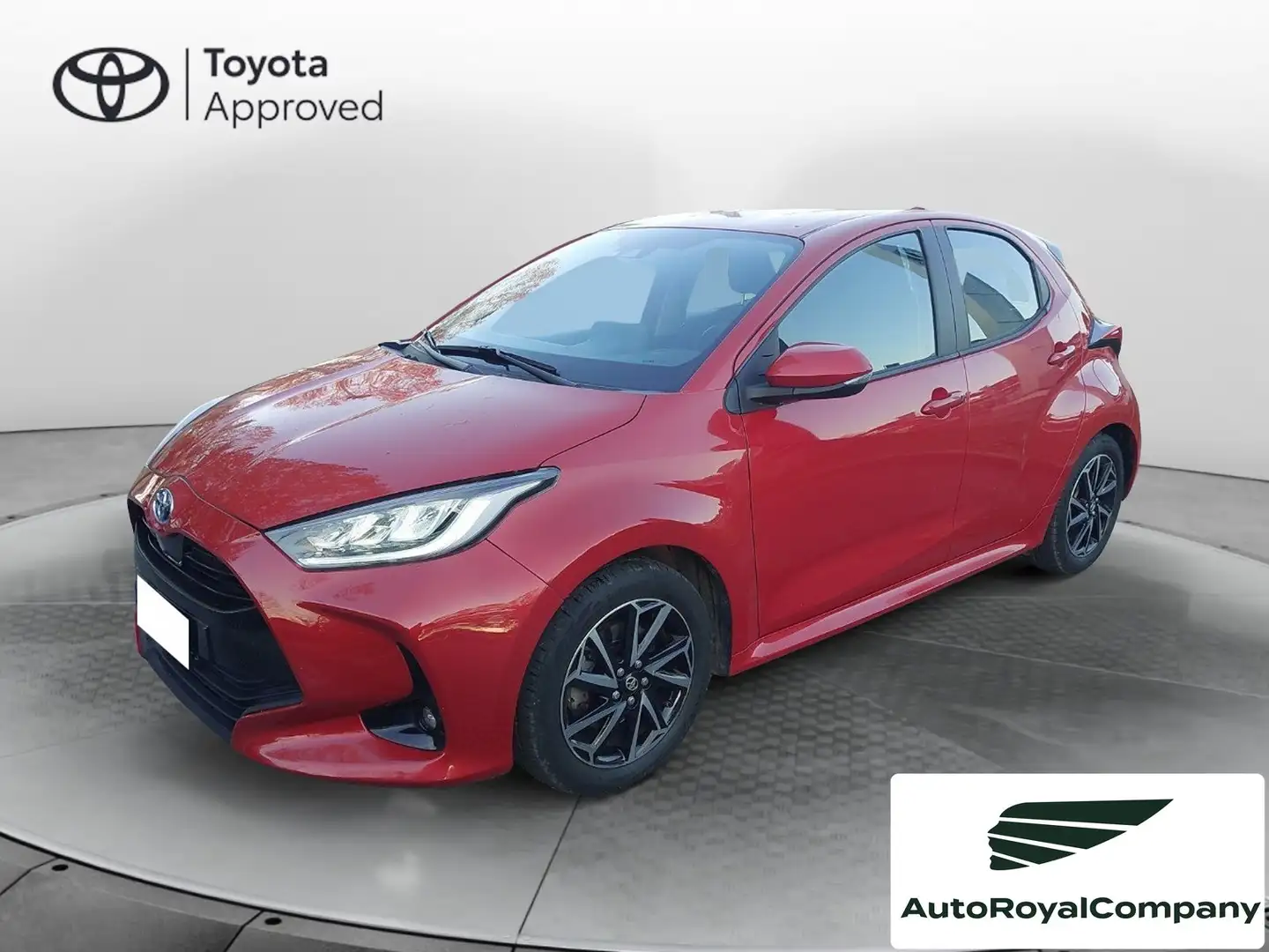 Toyota Yaris Yaris 1.5 Hybrid 5 porte Trend Rosso - 1