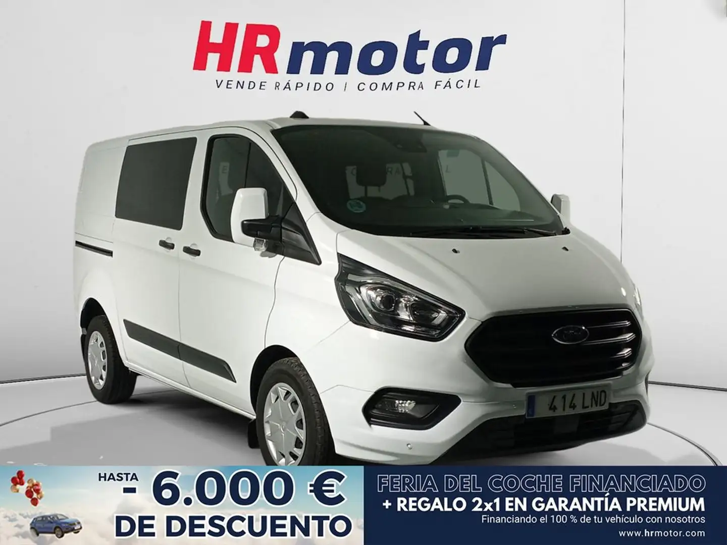 Ford Transit Custom 2.0 TDCi 320 L1 Trend Blanc - 1