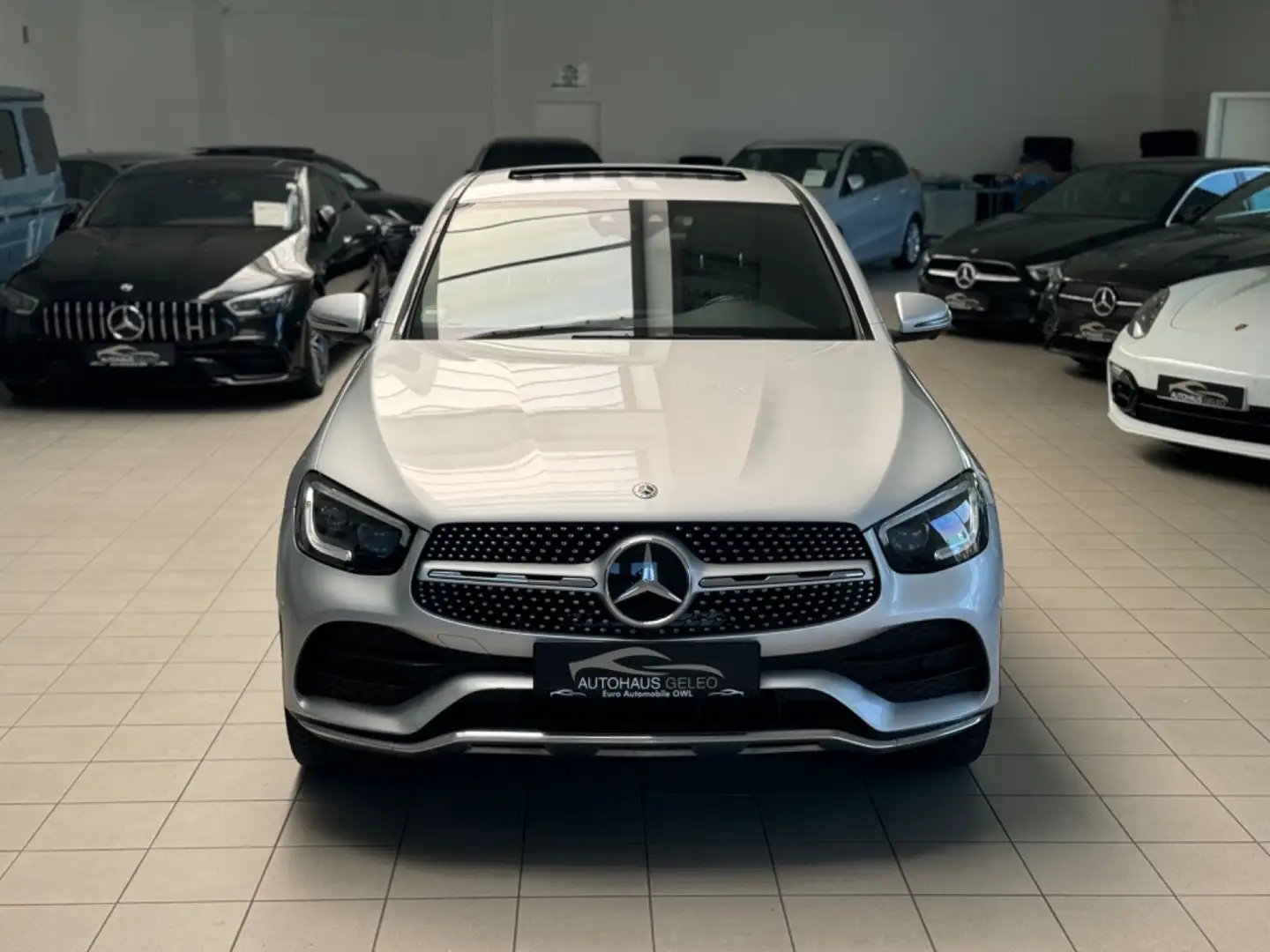 Mercedes-Benz GLC 400 d Coupe/4MATIC/BURMESTER/360°-KAMERA/AHK/ Silber - 2