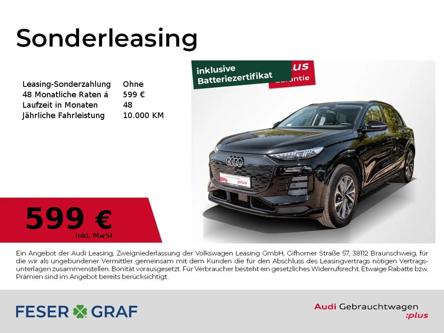 Audi Q6 e-tron e-tron 55 /LED/ACC/Kameras/Tech Noir - 1