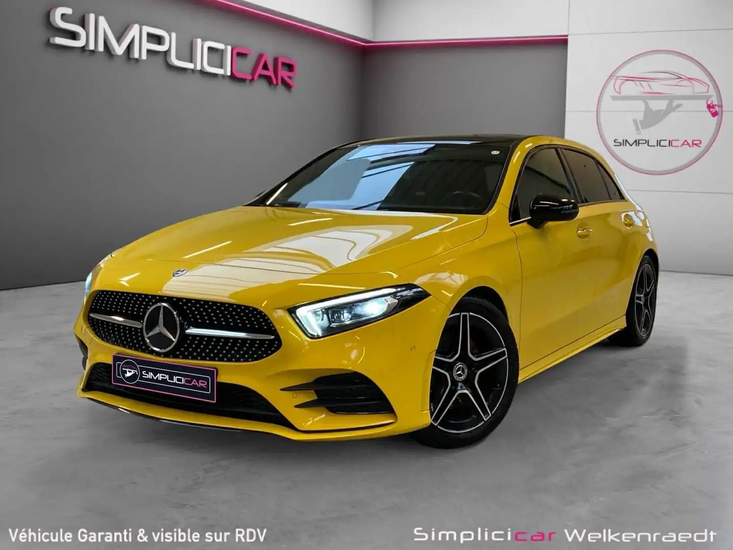 Mercedes-Benz A 220 A 220 d -AMG-CARPLAY-PANO-CAMERA-AAC-FULL OPTIONS Gelb - 2