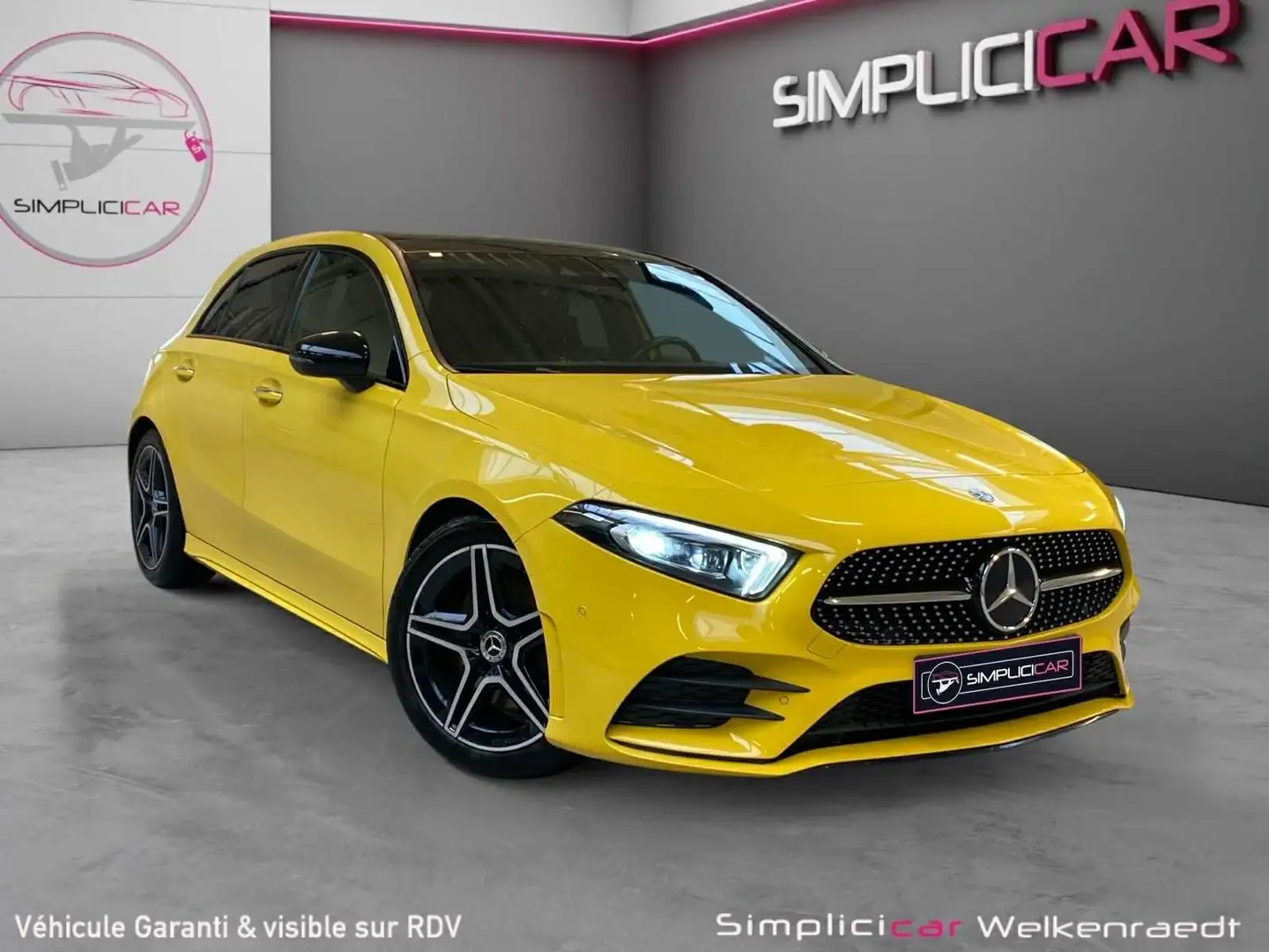 Mercedes-Benz A 220 A 220 d -AMG-CARPLAY-PANO-CAMERA-AAC-FULL OPTIONS Gelb - 1