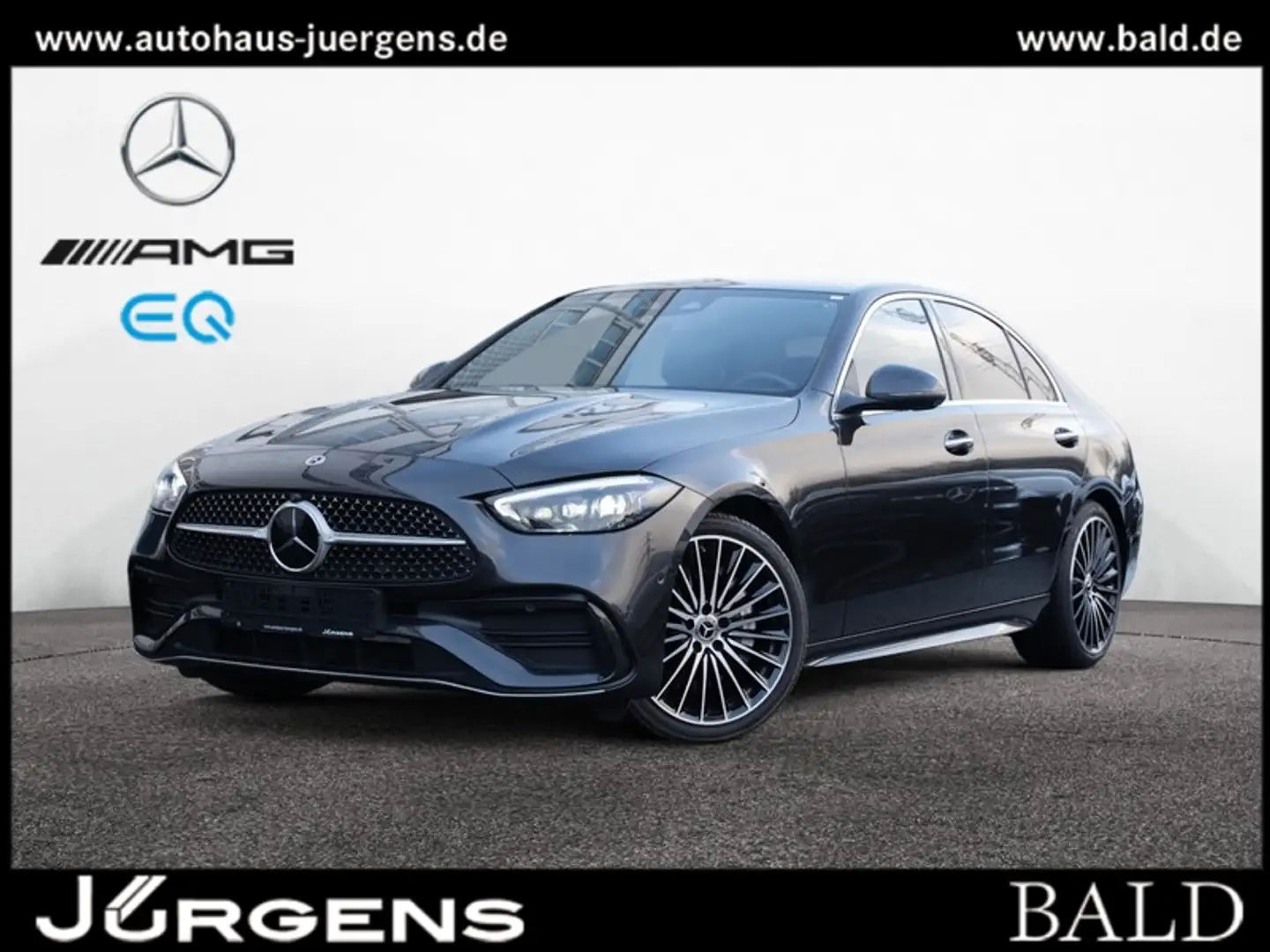 Mercedes-Benz C 200 AMG-Sport/Pano/Burm/HUD/Distr/Memo/19' Grau - 1