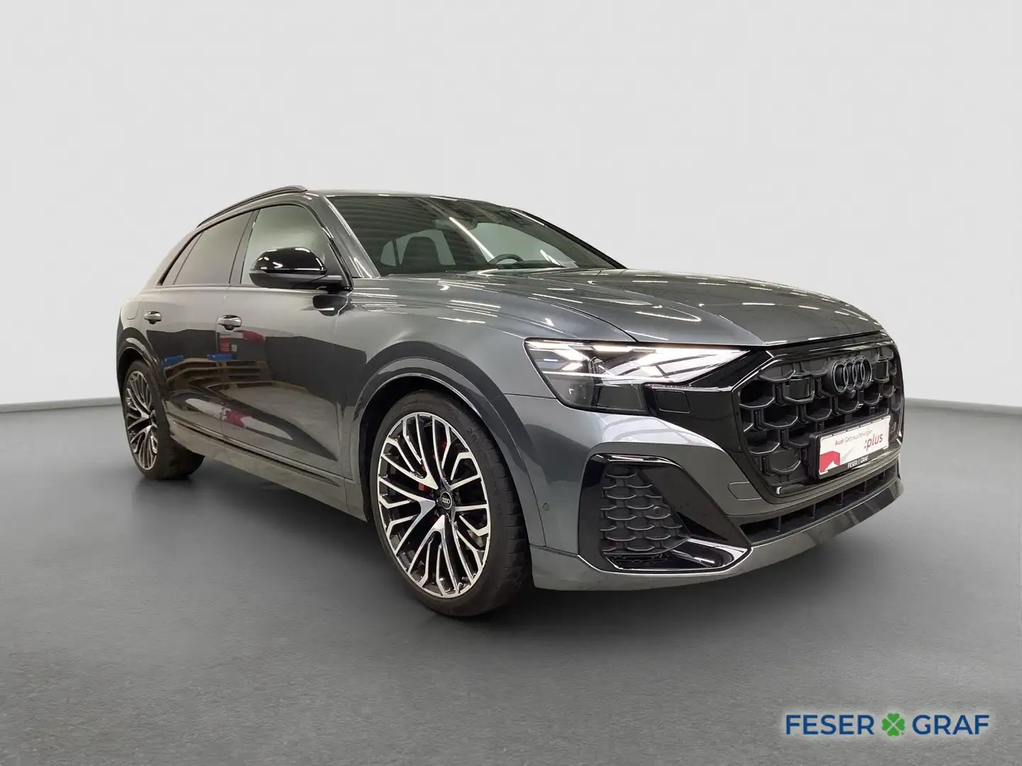 Audi Q8 50 TDI S line AHK B&O Laser HUD Stdhz. 360° Grau - 2