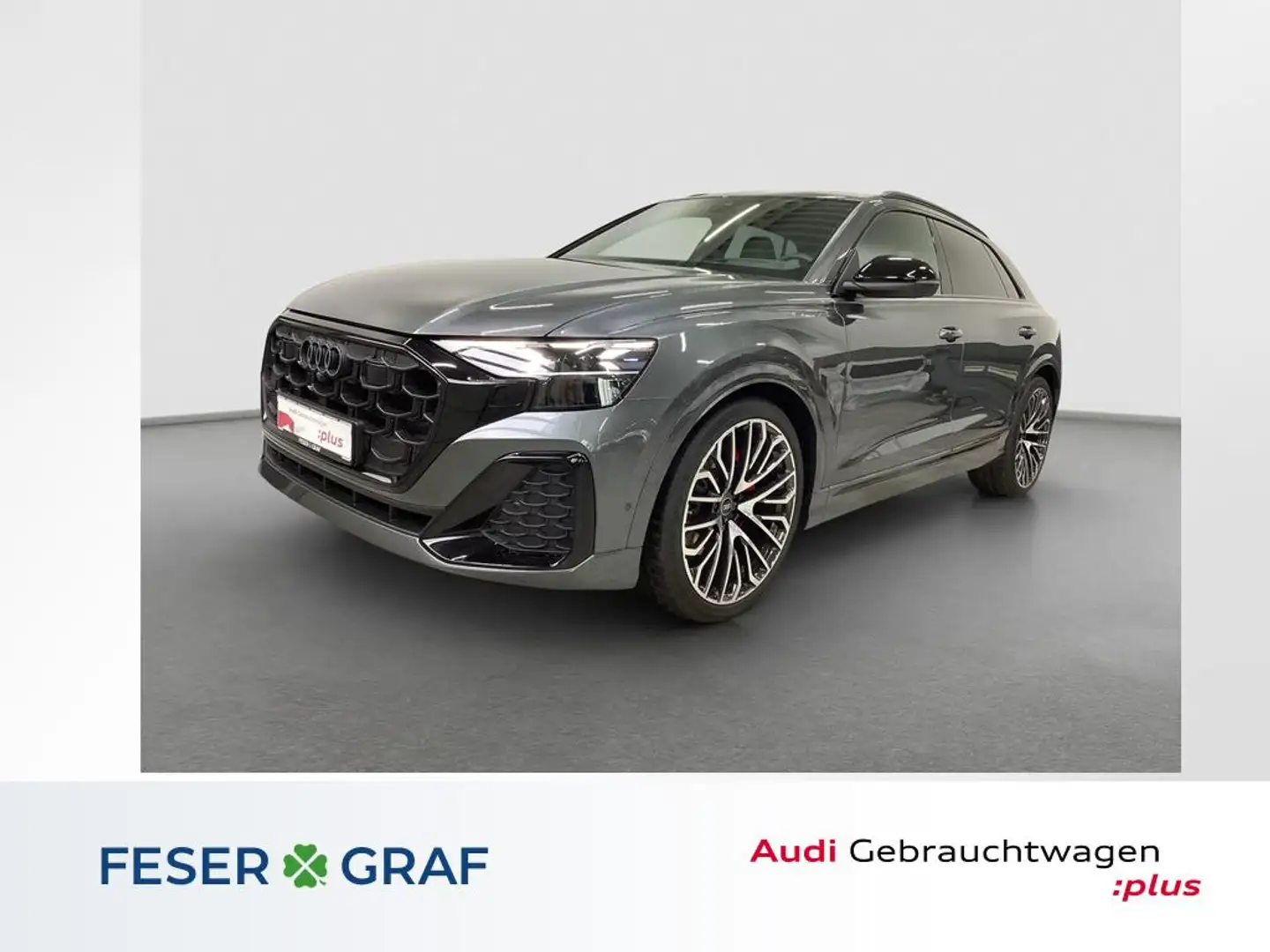 Audi Q8 50 TDI S line AHK B&O Laser HUD Stdhz. 360° Grau - 1